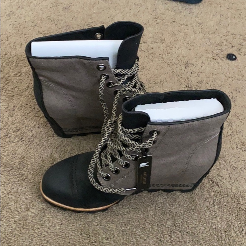 Sorel PDX Wedge Black Brand New